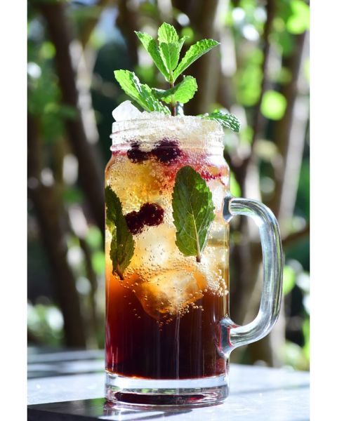 Berry Mint Cold Brew Mocktail